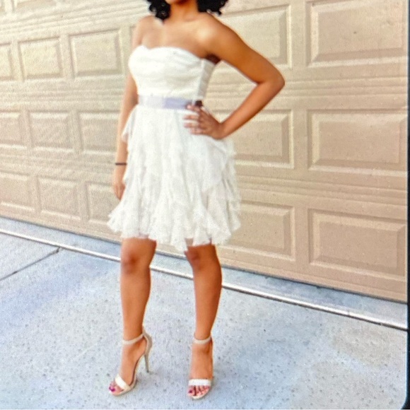 Sparkly Strapless Homecoming Special Occasion Dress Size 7 - Picture 16 of 16